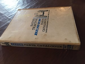SATOH 370-S 370 TRACTOR PARTS MANUAL BOOK CATALOG MITSUBISHI BEAVER | eBay