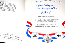 43 INNAUGRATION 1957 official program with Official map