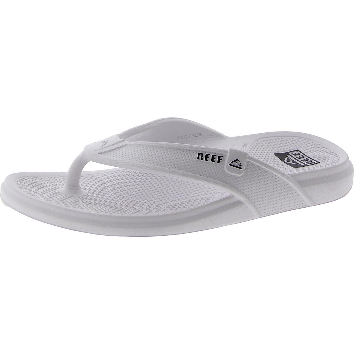 Мужские белые стринги Reef на плоской подошве, босоножки-стринги, 9 средних размеров (D) BHFO 2854