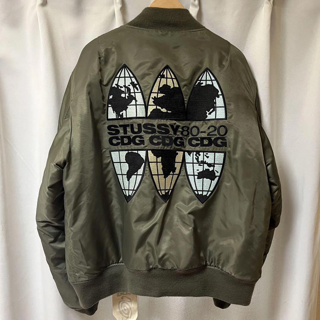 Stussy Comme Des Garcons Ma-1 Jacket mens