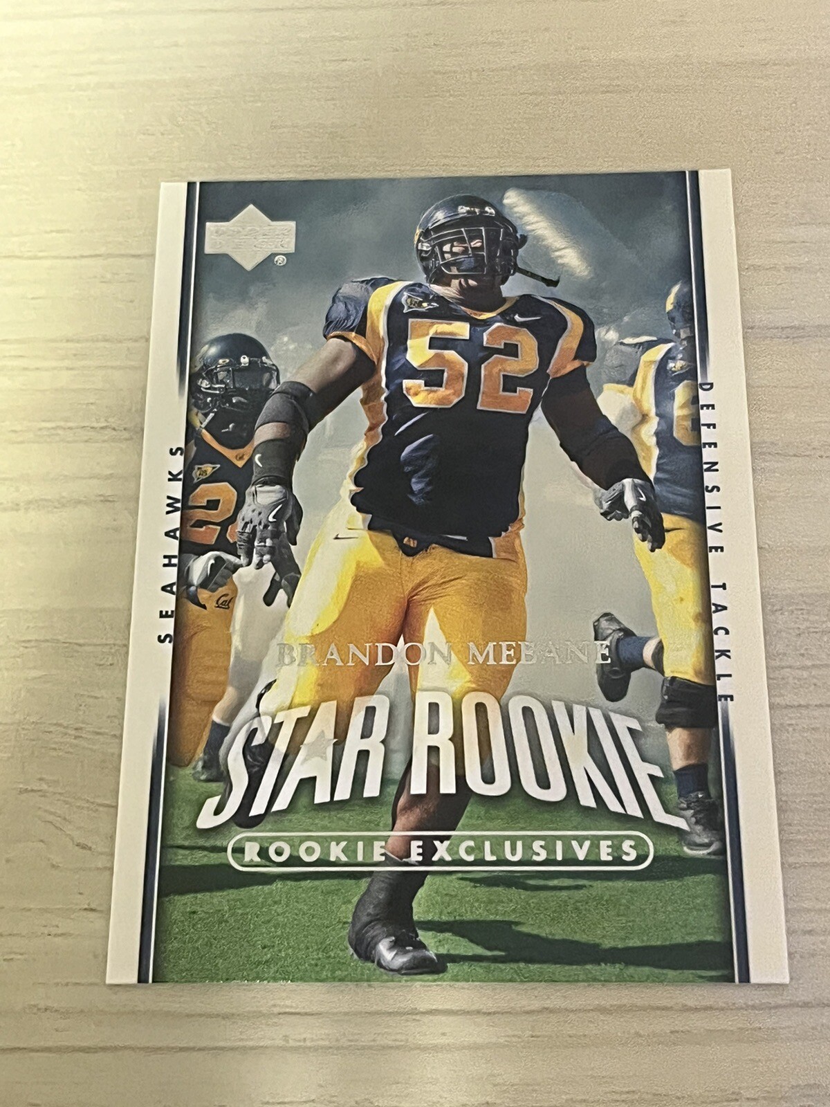 Brandon Mebane Upper Deck #264 Rookie Exclusive
