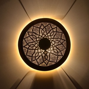 Orientalische Wandlampe Aus Messing Moroccan Orient Brass Wall
