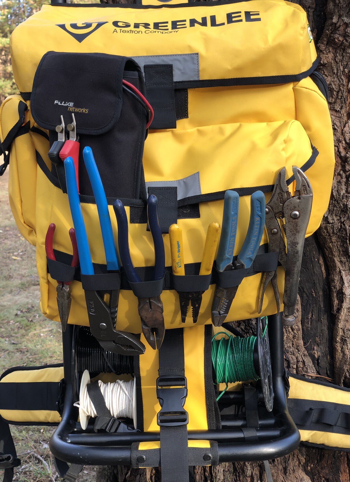 Greenlee Gator Electrician Tool and Material (wire) Backpack (tool bag