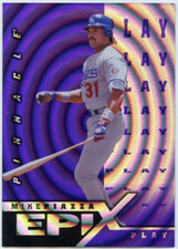 1998 Pinnacle Epix Play Purple Mike Piazza  *LOS ANGELES DODGERS*