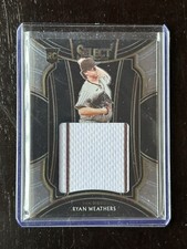 2021 Panini Select Ryan Weathers RC Jersey Patch Double Pinstripe Padres #RJS-RW