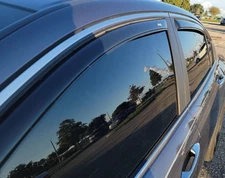 AVS Rain 3M In-Channel Guards Vent Visors Shade for 2013-2017 Honda Accord Sedan