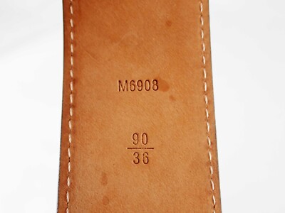 LOUIS VUITTON LV Initiales Logo Belt Monogram Multicolor M6908 90