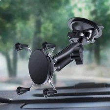 360° Adjust Car Truck Cell Phone Holder Dashboard Suction Cup Mount Windscreen