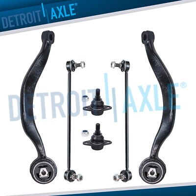New 6pc Complete Front Suspension Kit for 2000 - 2006 BMW X5