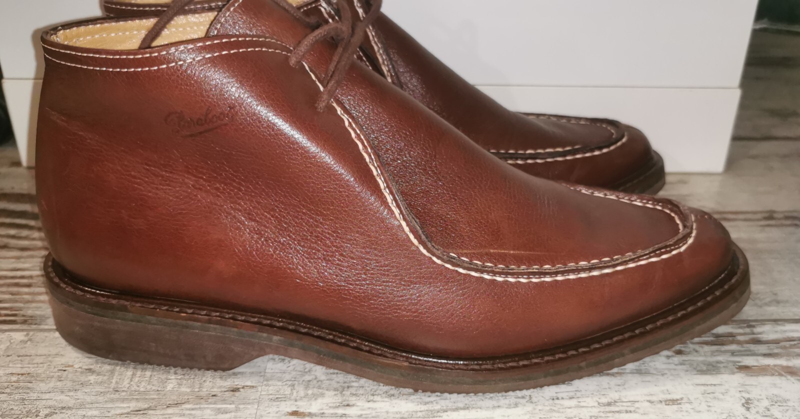 PARABOOT Java Leather brown ANKLE CHUKKA BOOTS | … - image 2