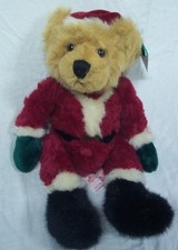RUSS Bears from the Past KRIS SANTA TEDDY BEAR 10" Plush STUFFED ANIMAL Toy NEW