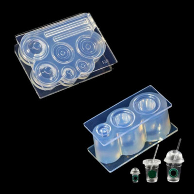 DIY Hohlflasche Tasse UV Kristall Epoxid Formen Silikonform Harz Handwerk Dekore