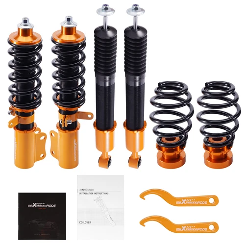 Coilovers Shocks Struts Kit For Honda Fit Base 1.5L 4Door 2007-2008 Adj. Height