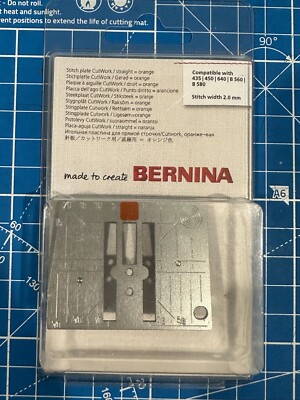 Bernina CutWork Stitch Plate 2.0 mm Compatible with: 435, 450, 640, B 560, B 580