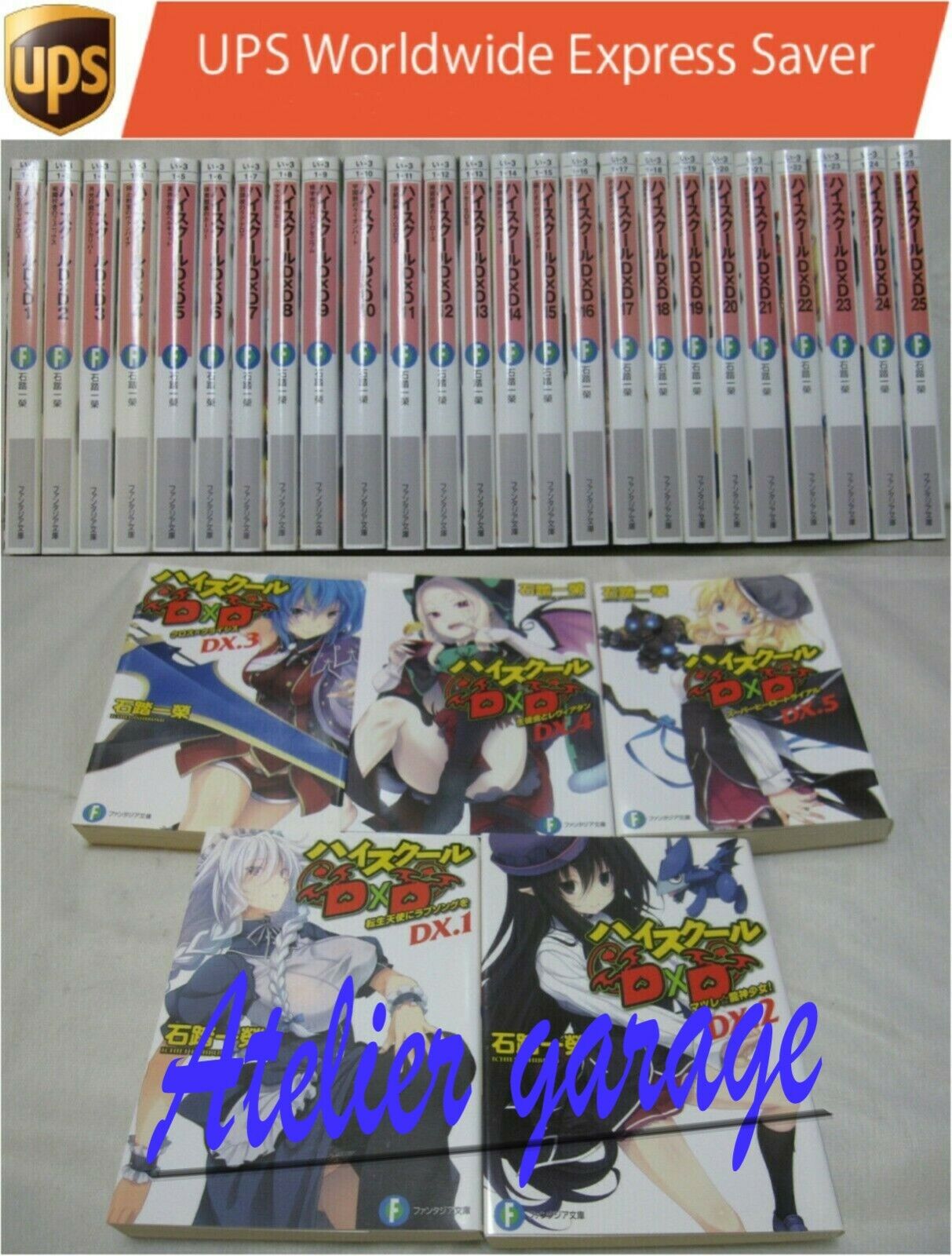 High School DxD 1-25 complete volume + 4 books 29 books set novel JAPAN  Ishibumi