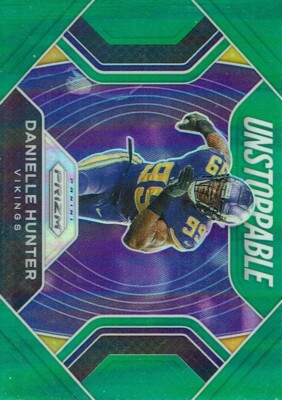 Panini Football NFL Prizm 2020 Karte Unstoppable No. 2 Danielle Hunter Green