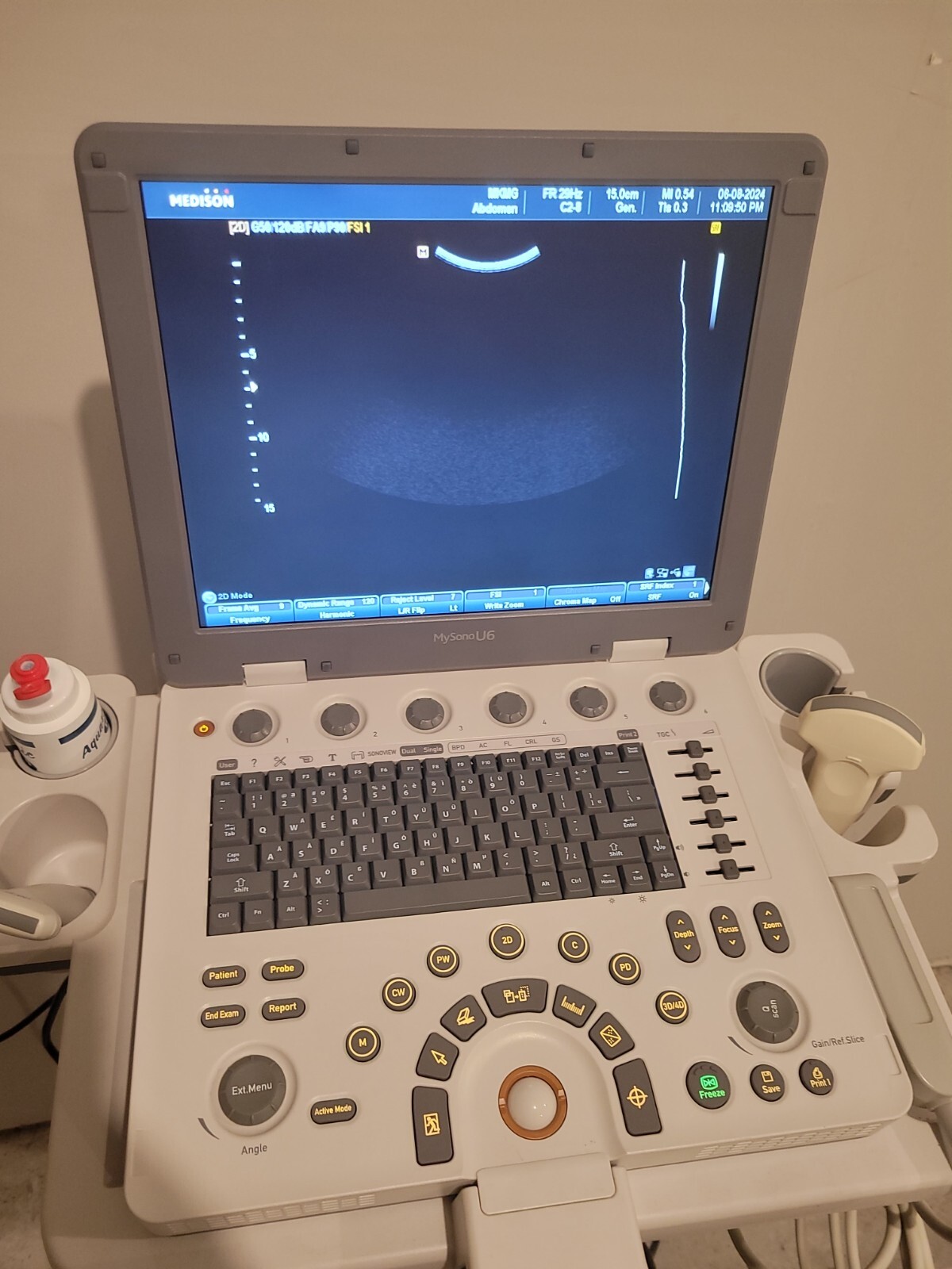 Samsung Medison MysonoU6 Ultrasound Machine With 2 Probes 