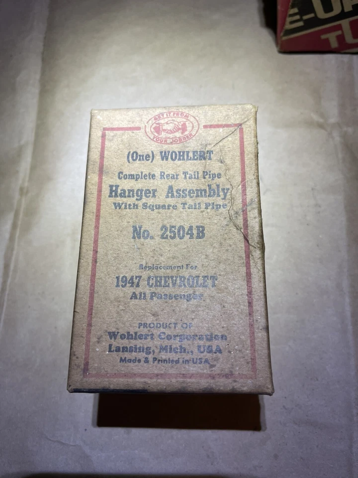 1947 Chevrolet Styleline Fleetline Convertible Wohlert Tail Pipe Hangers - Image 3 of 3