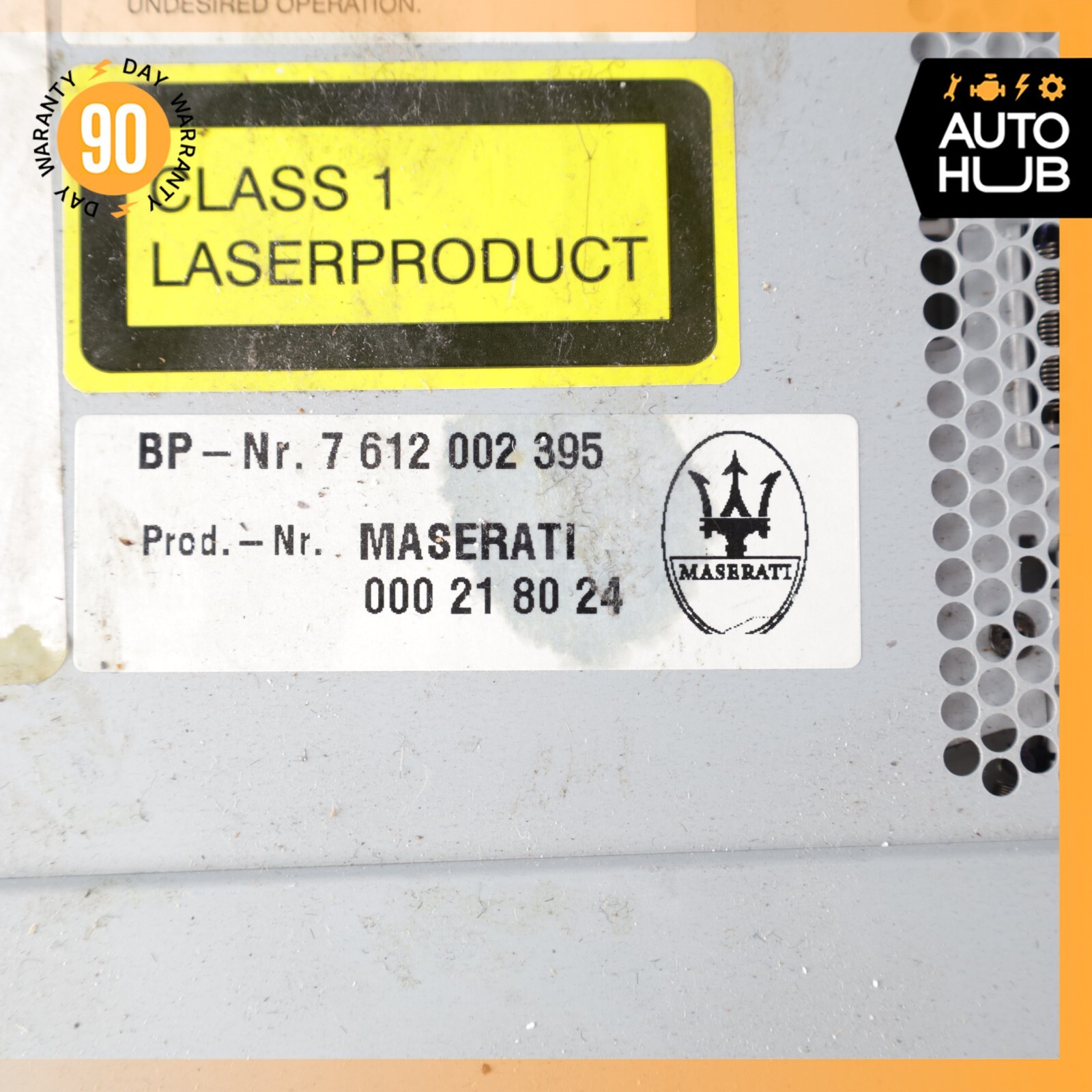 03-08 Maserati Quattroporte M139 Command Head Unit Navigation Radio OEM