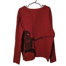 Hanna Andersson boys Spiderman waffle knit LS top Size 10