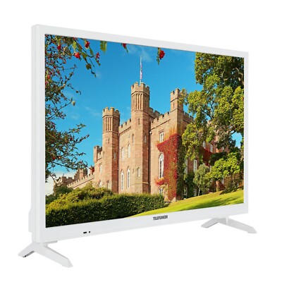 Telefunken XH24J101D-W 60 cm / 24 Zoll Fernseher (HD Ready, Triple 