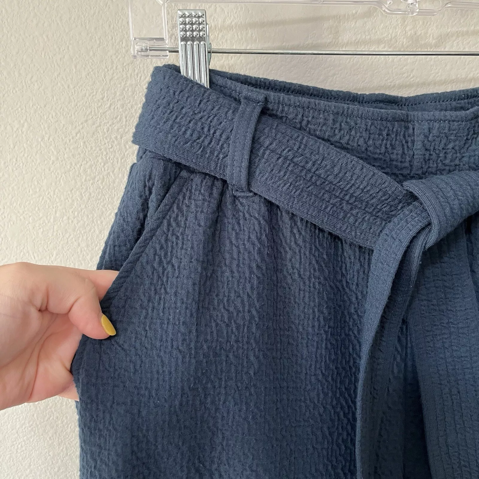 sweaty-betty highrise enzo culotte crop belted tie pants