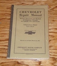 1931 Chevrolet Car Truck Repair Shop Service Manual 31 Chevy