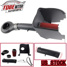4 Red Filter Cold Air Intake Kit For Dodge Ram 1500 Pickup 5.2l5.9l V8 1994-01 4 Red Filter Cold Air Intake Kit For Dodge Ram 1500 Pickup 5.2l5.9l V8 1994-01