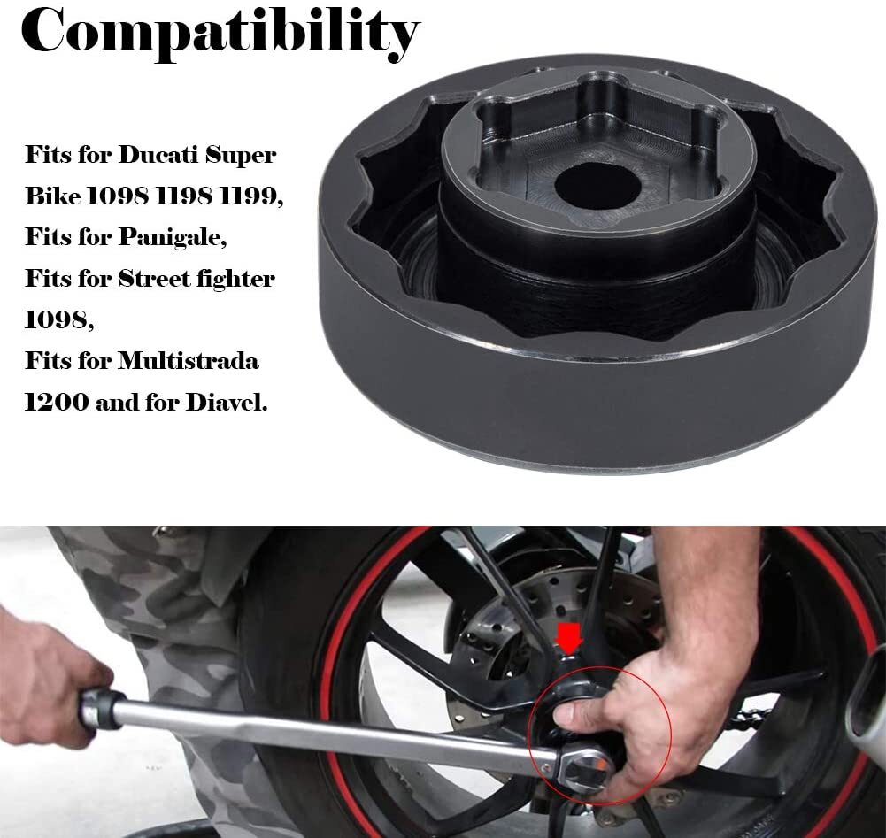 Ducati Achsmutter Werkzeug Set - 55mm + 30mm Stecknuss Für 1/2 Zoll