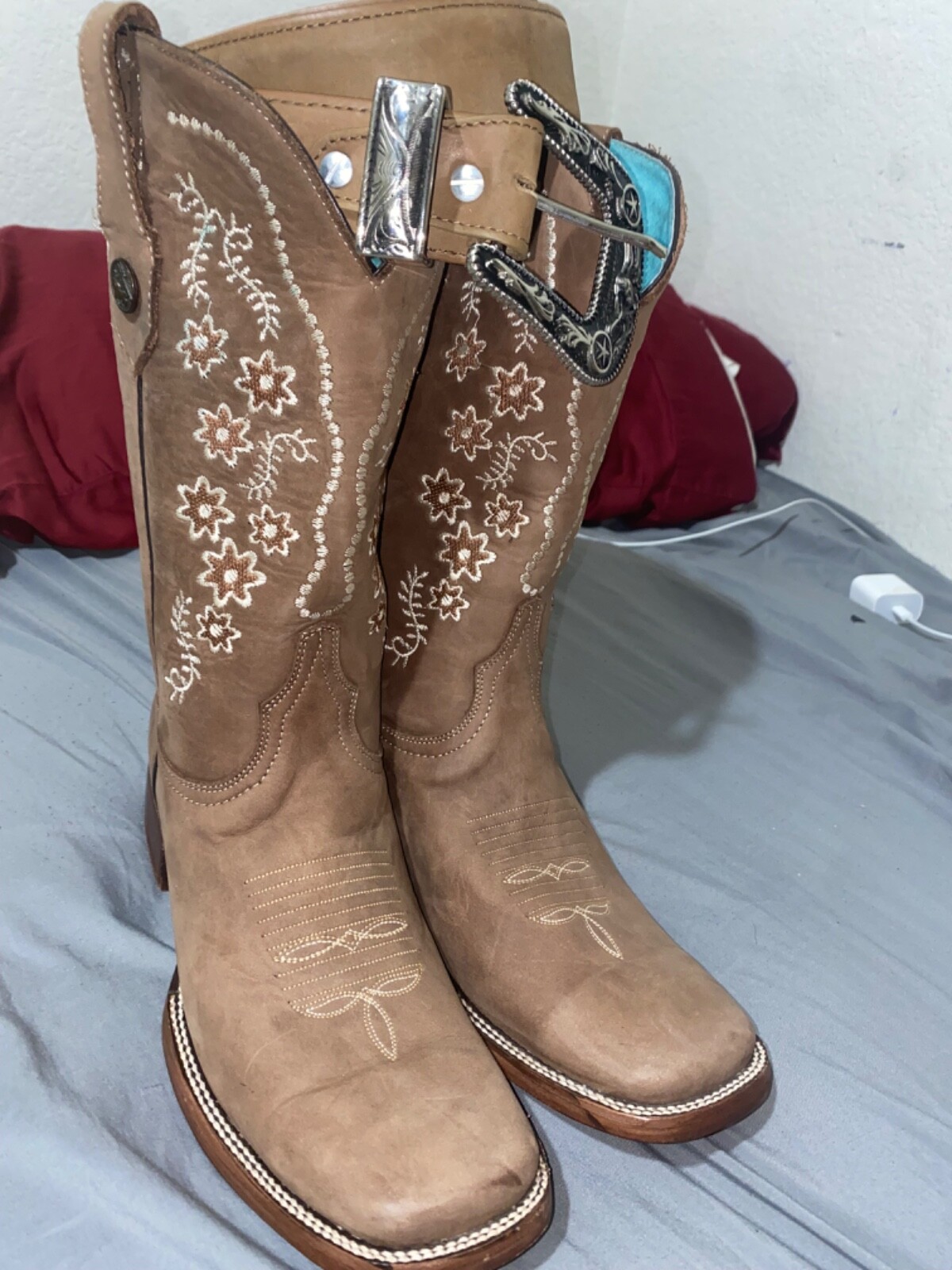 Cowgirl Western Leather Boots for Women Size 9