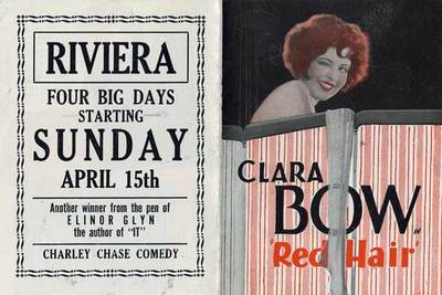 RED HAIR Movie POSTER 27x40 B Clara Bow Lane Chandler William Austin Jacqueline