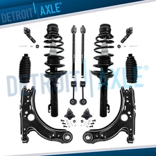 14pc Front Struts Control Arms Tierod Sway Bar for Volkswagen Beetle Jetta Golf