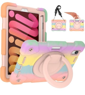 Neu iPad Mini 6 Hülle 8,3 Zoll 2021 iPad Mini 6. Generation Case, 3-lagig schwer