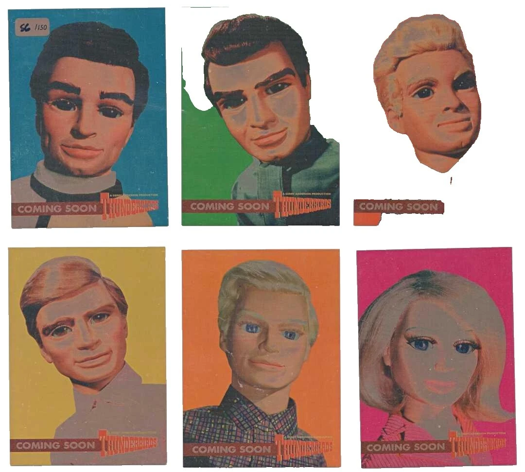 Thunderbirds Action Collectable Trading Card Sets