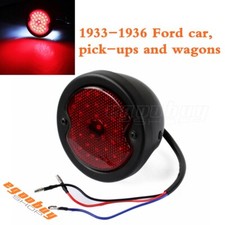 Led Taillight Lamp Glass Lens Lighting 12v For 1933-1936 Ford Car Pick-ups Wagon