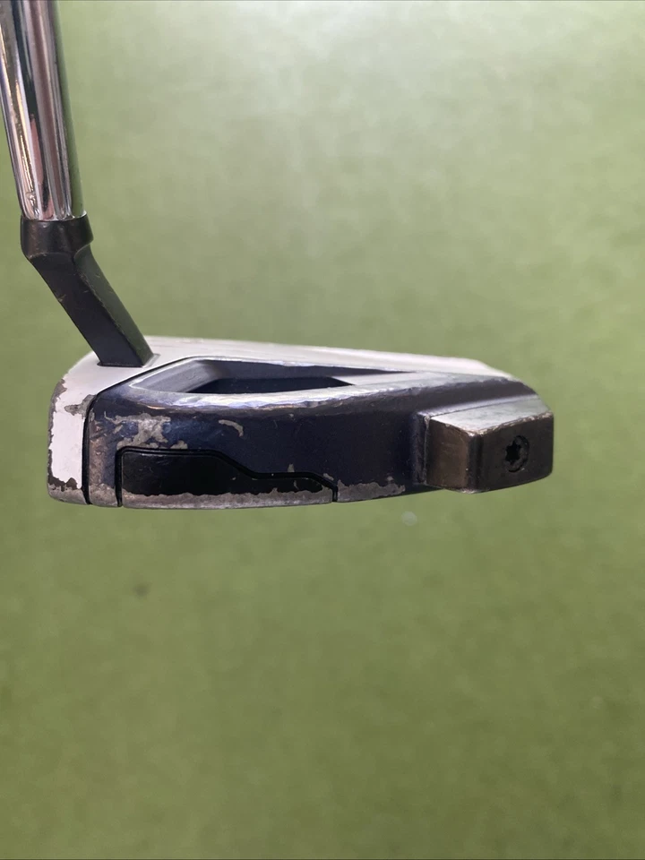 Used RH TaylorMade Spider EX Navy 35” Mallet Putter Slant Neck - Image 3 of 4