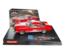 Carrera Evolution Historic Racer Red Ford Mustang GT350 1/32 scale slot car