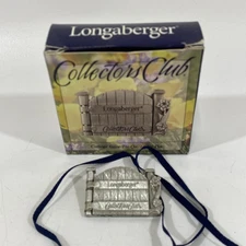 Longaberger Collectors Club Cottage Gate Basket Tie On/Lapel Pin - NIB - #73326