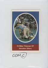 1972 Sunoco NFL Action Player Stamps Mike Tilleman