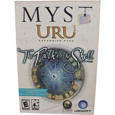 Myst Uru Expansion Pack The Path of the Shell  PC Video Game Complete CIB Tested