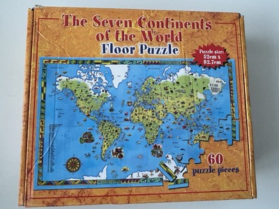 Puzzle 60 Teile Weltkarte Bodenpuzzle 