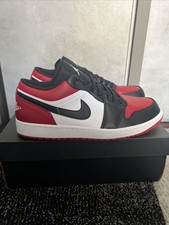 ✅ Air Jordan 1 Low Bred Toe- EU 47 - US 12.5- UK 11.5 Brand New