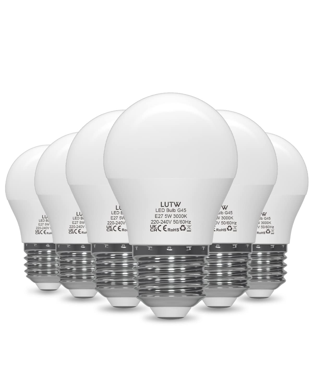 Ampoule LED E27 G45 anti scintillement blanc chaud pour yeux sensibles