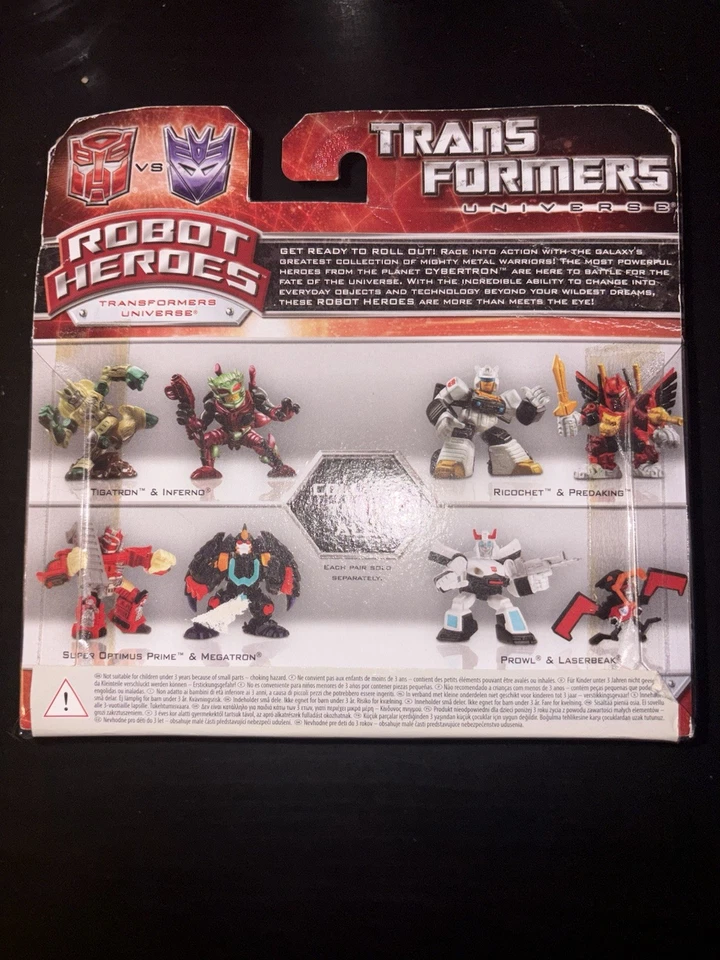 Transformers Universe Robot Heroes Ricochet & Predaking Generations 1 Series - Bild 2 von 2