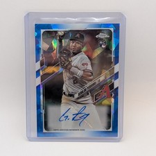 2021 Topps Chrome Update Sapphire Geraldo Perdomo Rookie Auto Autograph #RA-GP