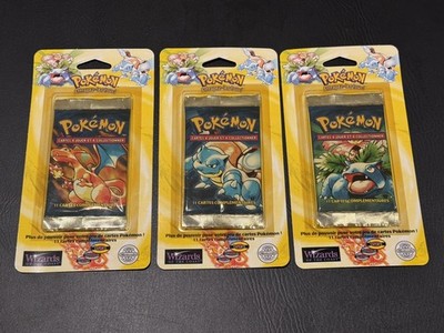 Pokémon 1st Edition Base Set SEALED BLISTERS – Full Art Set (3