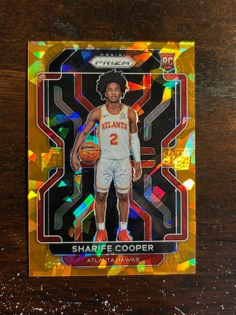2021-22 Prizm - Sharife Cooper #280 Orange Hyper Prizm (RC) Rookie