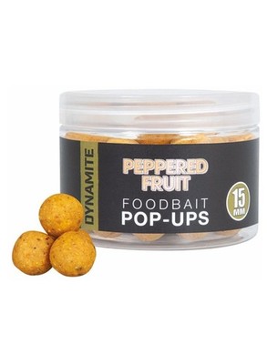 Dynamite Baits Peppered Fruit Pop Ups 15mm Karpfenköder Pop Up