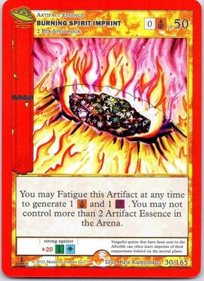 Burning Spirit Imprint - 030/165 - Reverse Holo - LP - UFO First Edition