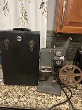 Vintage Eastman Kodak Kodascope Sixteen-10 Projector with Case VIDEO Made In USA